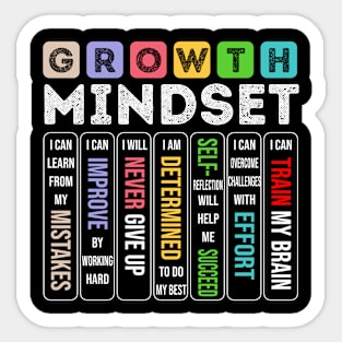 Growth Mindset Positive School Classroom Teacher Sticker